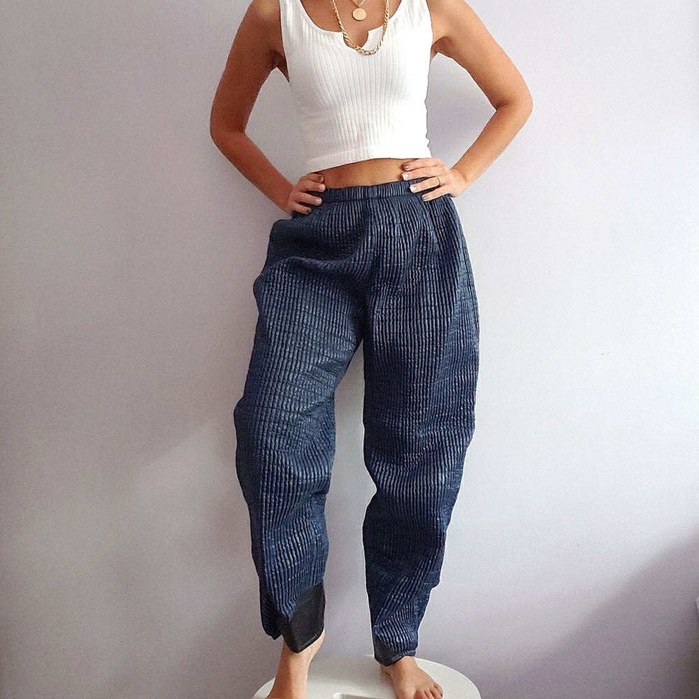 Vintage Vegan leather Snow Pant puffer free people